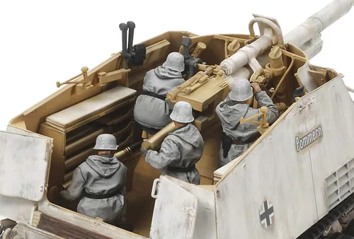 Vista 10 de Tamiya America, Inc 35335, Destructor de tanques pesados alemán Nashhorn, TAM35335 - Beige