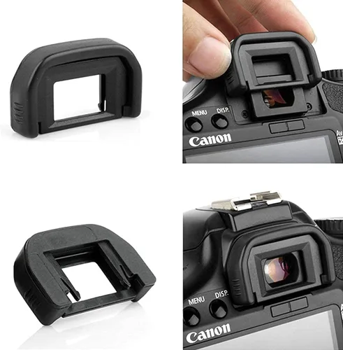 Vista 3 de T7 Eyecup Visor ocular para Canon EOS Rebel T8i T7 T7i T6i T6s T6 T5i T5 2000D 4000D SL3 SL2 SL1 (2 paquetes), reemplaza Canon EF