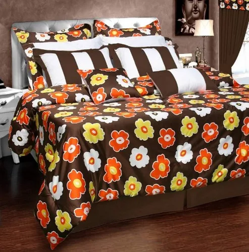 Vista 11 de Tribeca Living Juego de cama de 12 piezas en una bolsa, 100% algodón, incluye edredón de gran tamaño, dos fundas, cojines decorativos, sábanas