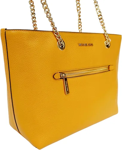 Vista 4 de Michael Kors Jet Set - Bolso de mano con cadena de bolsillo frontal mediano