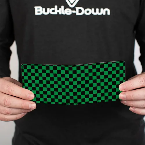 Vista 4 de Buckle-Down Billetera plegable a cuadros para hombre