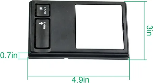 Vista 7 de Panel de control de teclado de pared multifunción, consola de puerta de garaje multifunción montada en pared para LiftMaster 41A5273-1 78LM, 78LMC