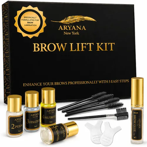 Vista 12 de ARYANA NEW YORK Kit de laminación de cejas - Kit de elevación de cejas Serie Profesional - Kit de inicio