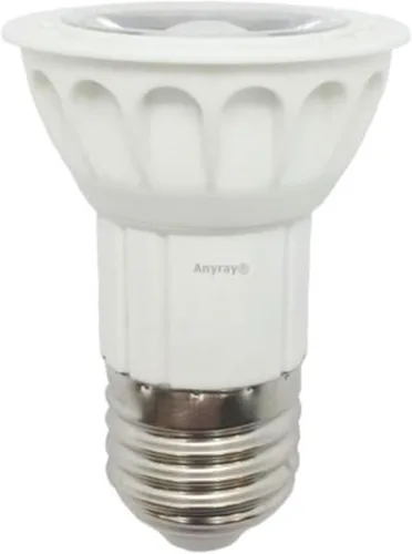 Vista 3 de Anyray Bombilla LED JDR regulable de 120 V - Blanco cálido 5 W = (50 W de reemplazo) E26 / E27 base mediana 130V
