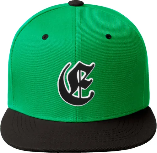 Vista 792 de Daxton Gorra clásica con visera de billete plano con letras del alfabeto inglés antiguo de la A a la Z