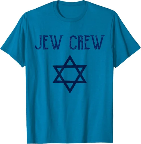 Vista 9 de Camiseta Jew Crew Jewish Star, gris, S