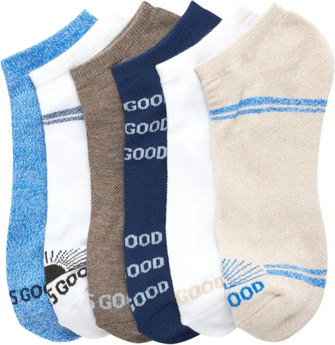 Vista 4 de Life is Good Calcetines deportivos de corte bajo para hombre (6 unidades)