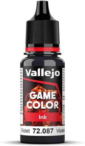 Vista 8 de Vallejo - Tinta de color de juego Negro 0.6 fl oz. (0.60 fl oz.) Genera efectos de sombreado y lavado Acabado satinado