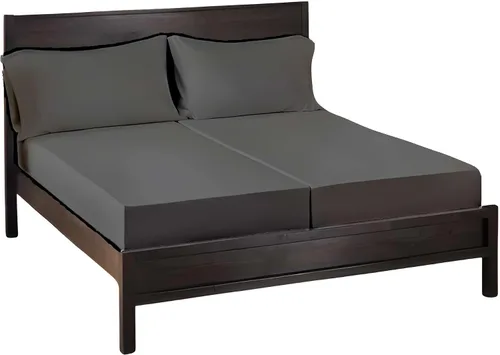 Vista 29 de Giza Sheets Twin – Sábanas de 100% algodón egipcio Giza – Sábanas para colchón de hasta 18 pulgadas de profundidad – 4 piezas de sábanas de algodón