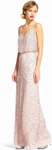 Vista 5 de Adrianna Papell Women's Long Beaded Blouson Gown