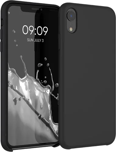 Vista 9 de kwmobile Funda compatible con Apple iPhone XR - Funda de silicona TPU con acabado suave - Mango