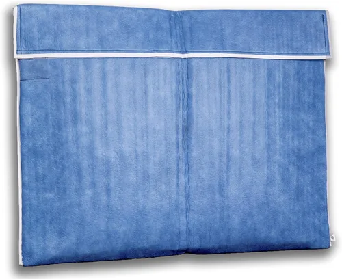 Vista 12 de Bolsos de Arte (AP06-44 1/2" x 44 1/2") - Fuertes • Absorbentes de impacto • Reutilizables • No tóxicos • Impermeables • Forro libre de ácidos - Azul