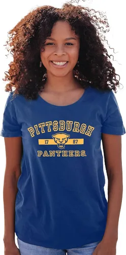 Vista 6 de Blue 84 NCAA - Camiseta con licencia oficial de la NCAA para mujer, color del equipo atlético