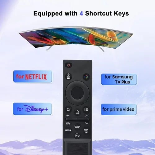 Vista 5 de Paquete de 2 unidades BN59-01388A BN59-01388H TM2240A Reemplazo para Samsung Smart TV Control Remoto, para CU7000/DU7200, Crystal UHD, Marco, QLED