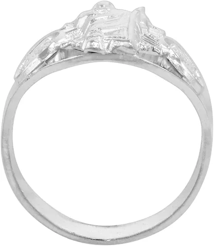Vista 2 de Anillo de plata de ley con correa de cigarro de San Judas para mujer de 34 pulgadas de ancho tallas 5 a 10