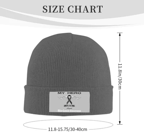 Vista 3 de Beanie Hat Stretchy Hat Soft Warmth Knit Hat Cap for Men & Women Unisex