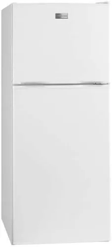 Vista 5 de Frigidaire 11.6 pies cúbicos refrigerador compacto ADA con congelador superior en negro con panel de control electrónico, apertura de puerta