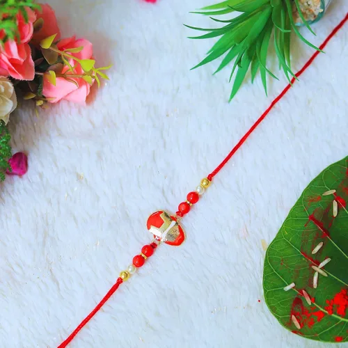 Vista 2 de AKRITSANS Iron Man Rakhi para hermano Marvel Rakhi hilo para Bhai Bhabhi Bhaiya y Bhatiji Veera Pulsera Raksha Bandhan Rakhi para hermano, hermana
