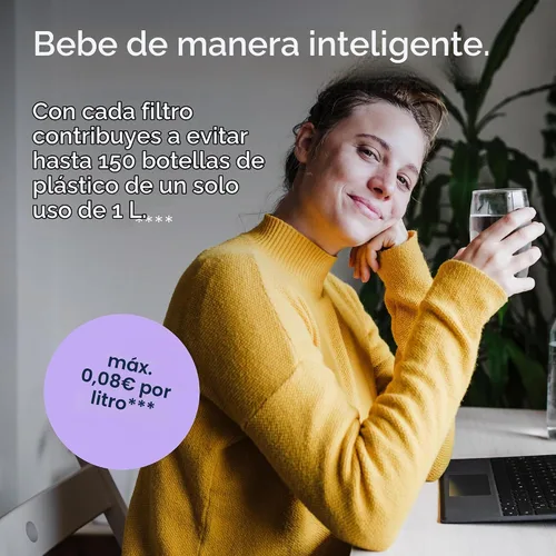 Vista 4 de BRITA MAXTRA PRO - Cartucho de filtro de agua Pure Performance – Paquete de 4 – Recambio original BRITA que reduce impurezas, cloro, PFAS