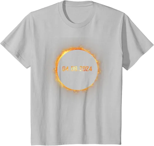 Vista 26 de Totality 04.08.24 Total Solar Eclipse 8 de abril de 2024 Eclipse Camiseta, Negro, S