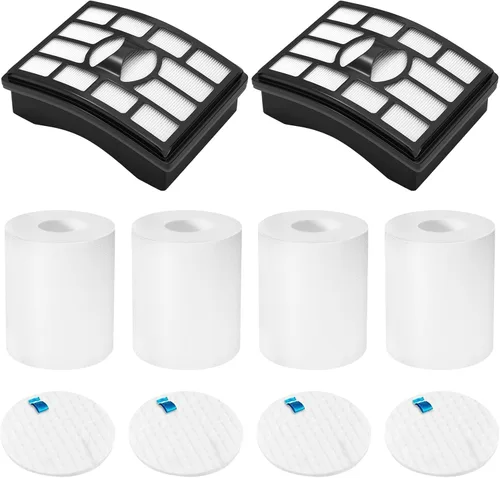 Vista 7 de 4 filtros de espuma y fieltro de repuesto para Shark Rotator Professional Lift-Away NV500 NV501 NV502 NV503 NV505 NV510 NV520 NV552 ZU780 ZU782