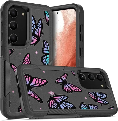 Vista 10 de Funda para teléfono Galaxy S20 FE 5G, funda de mariposa para Samsung Galaxy S20fe, funda resistente para Samsung S20 FE 5G/4G, funda protectora