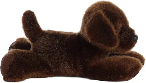 Vista 3 de Aurora® Adorable Mini Flopsie™ Lil' Lucky™ - Animal de peluche - Facilidad juguetona - Compañeros atemporales - Marrón 8 pulgadas