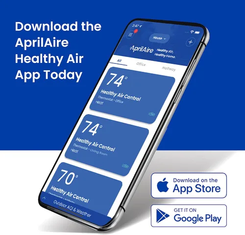 Vista 10 de AprilAire S86WMUPR Termostato programable Wi-Fi, multietapa universal con control IAQ, etapas de calor/frío 2H/2C o etapas de bomba de calor 4H/2C