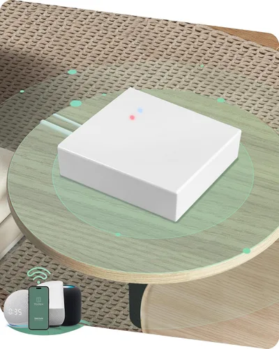 Vista 6 de Yoolax Hub inteligente Bluetooth, compatible con Alexa, Google Home Hub Bluetooth