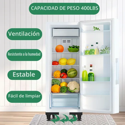 Vista 6 de I'SMARTMOON Soporte Mini para Nevera, Plataforma de Árbol de Navidad, Base Ajustable Elevada para Mini Refrigerador, Soporte de Pedestal, Soporte