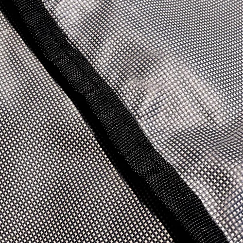 Vista 5 de StormBlock™ Signature - Funda combinada de mesa y sillas ovaladas, tamaño pequeño, color marfil negro, P5A11PMNW2 Waterproof polyester with