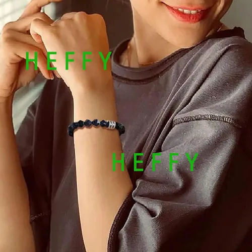 Vista 6 de HEFFY Black Raw Tourmaline Crystal Stone Necklace Pendant Amulet Pillar Pendant+Triple Protection Bracelet Hematite Obsidian Tiger Eye Bracelets for