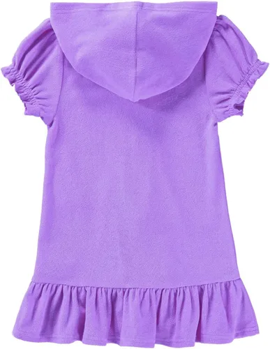 Vista 3 de Pink Lemonade Traje de baño con capucha y cremallera para niña