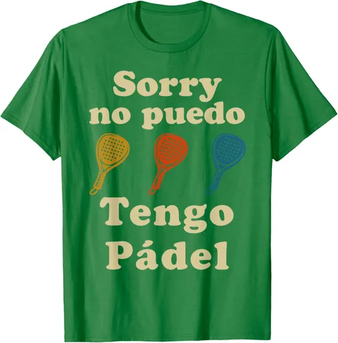 Vista 5 de Funny I Have Padel Player Sport en Español Camiseta Hombre