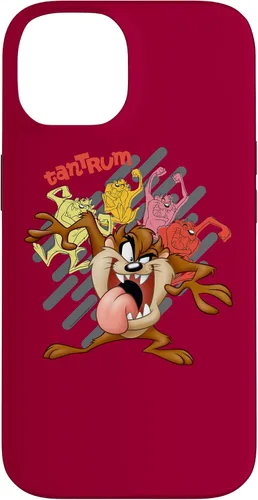 Vista 4 de Funda para iPhone 16 Looney Tunes Tazmanian Tantrum