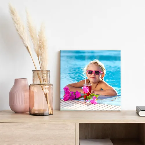 Vista 5 de YYYYHPP Impresiones en lienzo con tus fotos, arte de pared personalizado de foto a lienzo, impresión en lienzo para boda, familia, bebé, mascotas