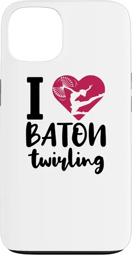 Vista 7 de iPhone 16 I Love Baton Twirling Majorette Baton Twirler Case
