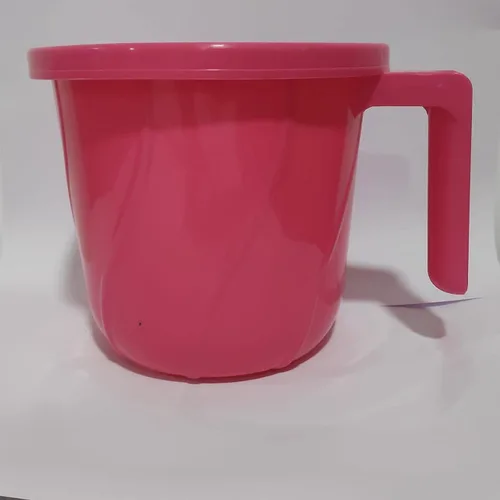 Vista 5 de Tazas de plástico de alta calidad para baño, 1 taza de baño con diseño de rayas, sin BPA, taza de campamento Dabba, taza de agua de baño