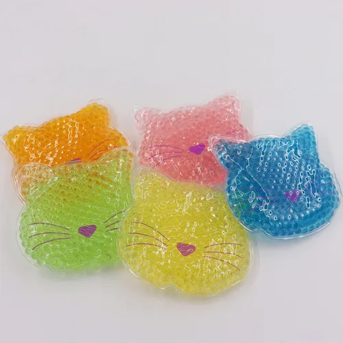 Vista 9 de Paquete de 5 unidades de hielo Boo Boo, paquete de hielo reutilizable para niños, reducción de fiebre auxiliar, paquete de frío caliente