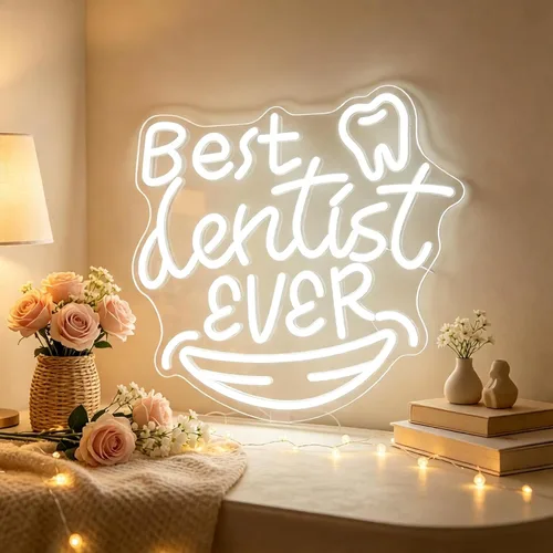 Vista 11 de Letrero de neón con texto en inglés "That's Amore", luz decorativa alimentada por USB, para dormitorio, sala de estar, hogar, mesa de pared