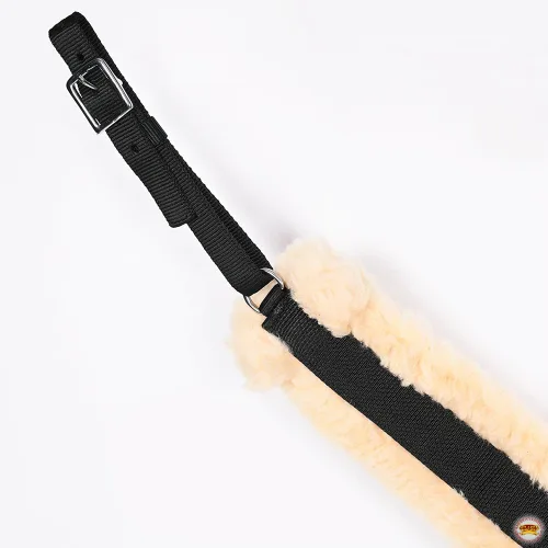 Vista 8 de Hilason Almohadilla Bareback de piel de ante con contorno de cuello
