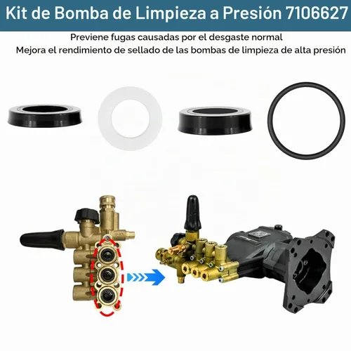 Vista 2 de 7106627 Kit de sello de bomba de lavadora a presión para limpieza Simpson