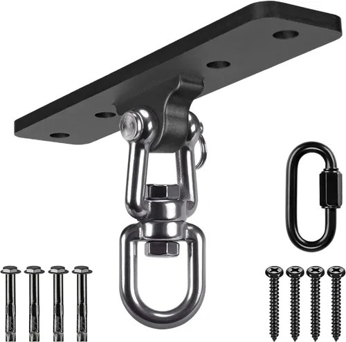 Vista 14 de Dolibest Colgador de vigas de acero resistente, soporte para bolsa pesada, colgador de bolsa pesada I Beam para percha de saco de boxeo