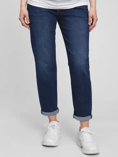 Vista 5 de GAP Women's Maternity True Waistband Full Panel Girlfriend Jeans