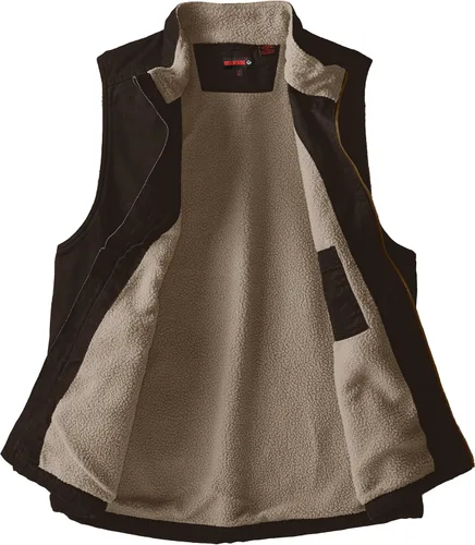 Vista 2 de WOLVERINE Chaleco con forro de sherpa de sarga resistente Upland para hombre