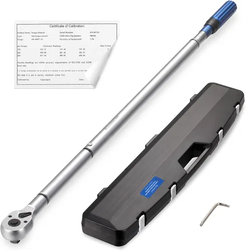 Vista 13 de BULLTOOLS Juego de llaves dinamométricas de clic de 1/2 pulgada, llave dinamométrica ajustable de 90 dientes de doble dirección con hebilla