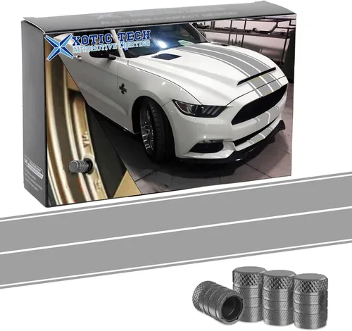 Vista 8 de x xotic tech Calcomanía Doble-Dual Sport de Vinilo con Gráficos de Rayas de Carreras para Capó, Techo, Maletero y Parachoques, Compatible con Ford