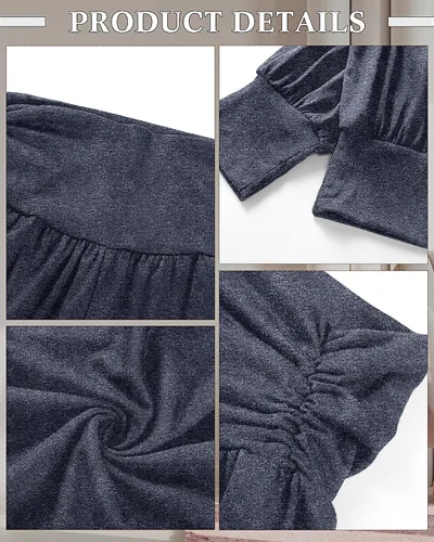 Vista 6 de Paquete de 2 pantalones deportivos de yoga para mujer, cómodos pantalones deportivos con bolsillos, casuales, holgados, cómodos y de cintura alta