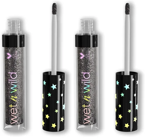 Vista 7 de wet n wild Fantasy Makers - Sombra de ojos líquida para Halloween, diamante negro Negro diamond