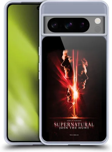 Vista 57 de Head Case Designs Supernatural Sam, Dean & Castiel Key Art - Funda de gel con licencia oficial [protección de grado militar] compatible con Google